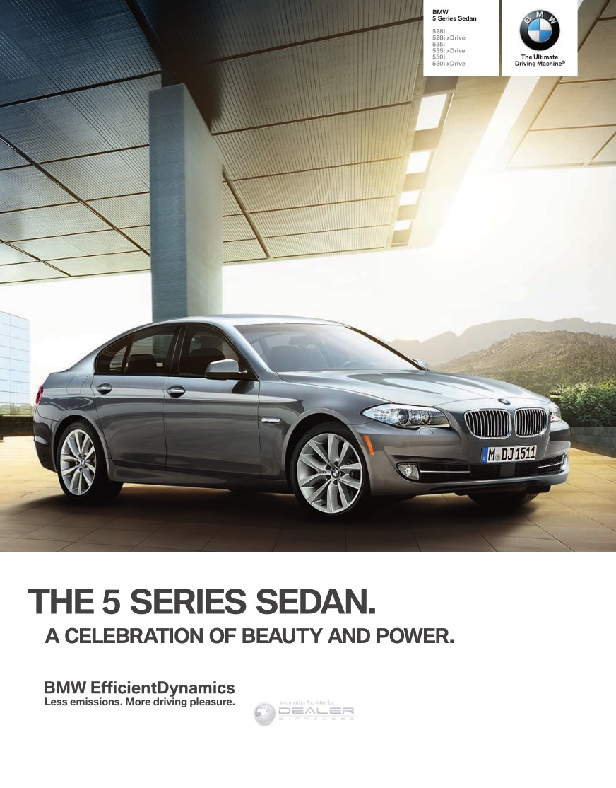 2012 BMW 5-Series Brochure
